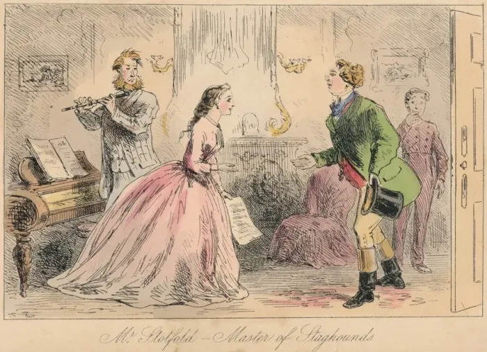 Framed Print : Mr. Stotford - Master of Staghounds, 1865. Artists: John Leech, Hablot Knight Browne Framed Print : Mr. Stotford - Master of Staghounds, 1865. Artists: John Leech, Hablot Knight Browne