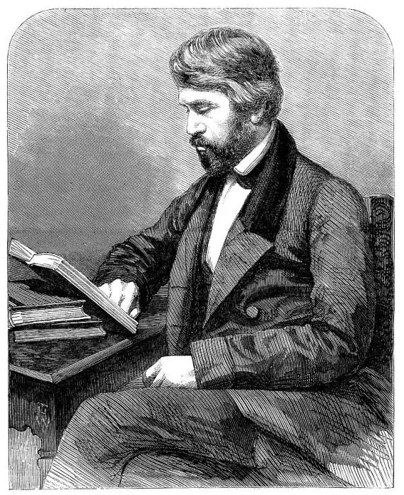 Framed Print : Mr. Thomas Carlyle - from a photograph, 1858. Creator: Unknown Framed Print : Mr. Thomas Carlyle - from a photograph, 1858. Creator: Unknown