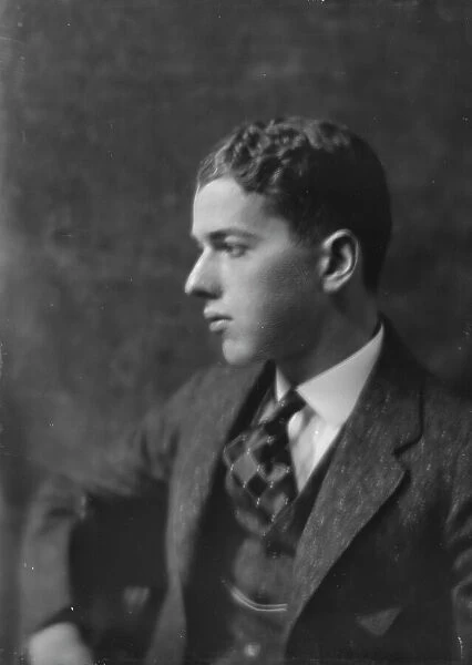 Mr. Verner Reed Jr. portrait photograph, 1918 Mar. 30. Creator: Arnold Genthe