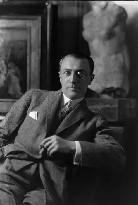Framed Print : Mr. Walter Bachstitz, portrait photograph, 1924 Oct. 9. Creator: Arnold Genthe Framed Print : Mr. Walter Bachstitz, portrait photograph, 1924 Oct. 9. Creator: Arnold Genthe