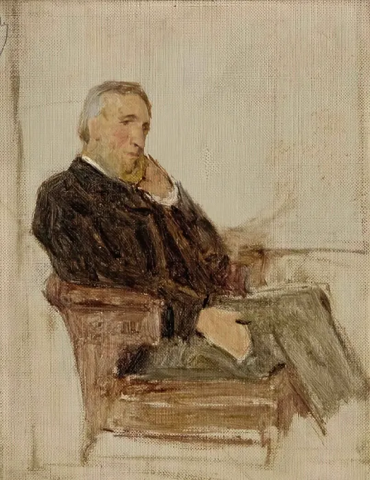 Framed Print : Mr Wenley, (Seated), c1896. Creator: George Reid Framed Print : Mr Wenley, (Seated), c1896. Creator: George Reid