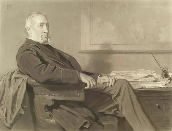 Framed Print : Mr. Willend, c1870s. Creator: James Faed Framed Print : Mr. Willend, c1870s. Creator: James Faed
