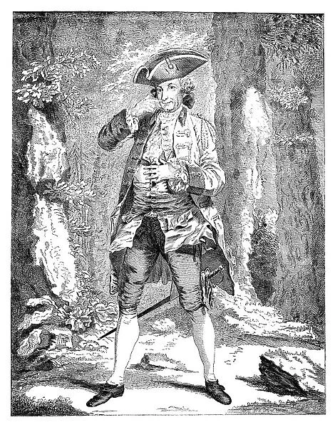 Mr Woodward in the character of Mercutio, 1753