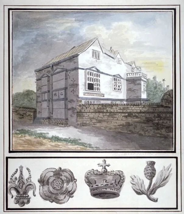 Framed Print : Mr Worsleys school, Hackney, London, c1790