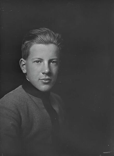 Mr. W.W. Davies Jr. portrait photograph, 1919 Jan. Creator: Arnold Genthe