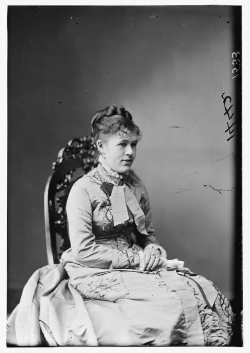 Framed Print : Mrs. A. Sartoris (Nellie Grant), between 1870 and 1880. Creator: Unknown Framed Print : Mrs. A. Sartoris (Nellie Grant), between 1870 and 1880. Creator: Unknown
