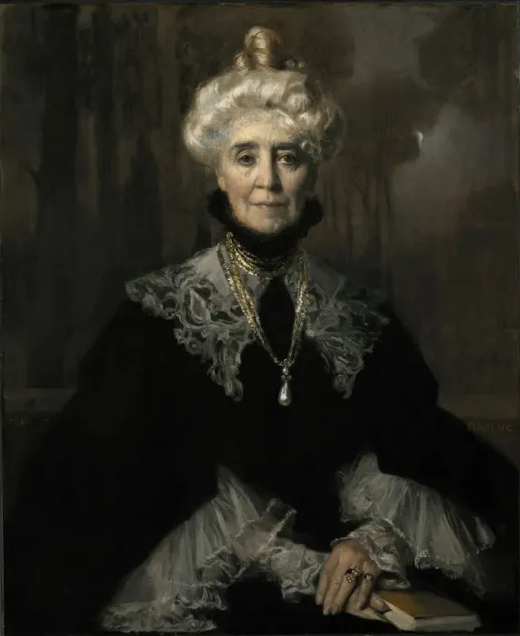 Framed Print : Mrs. Adeline M. Noble, 1903. Creator: Francois Flameng Framed Print : Mrs. Adeline M. Noble, 1903. Creator: Francois Flameng