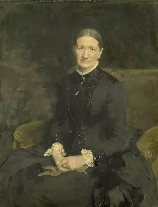 Framed Print : Mrs A.J. Zubli-Maschhaupt, 1887. Creator: Pieter de Josselin de Jong Framed Print : Mrs A.J. Zubli-Maschhaupt, 1887. Creator: Pieter de Josselin de Jong