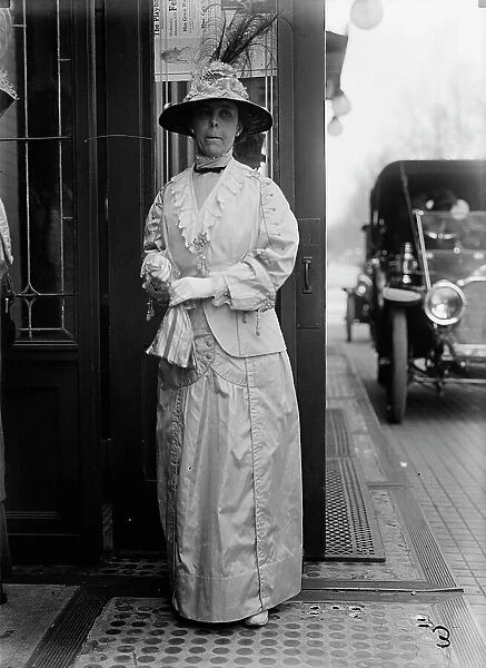 Mrs. Albert Sidney Burleson, 1st Breakfast, 1913. Creator: Harris & Ewing. Mrs. Albert Sidney Burleson, 1st Breakfast, 1913. Creator: Harris & Ewing