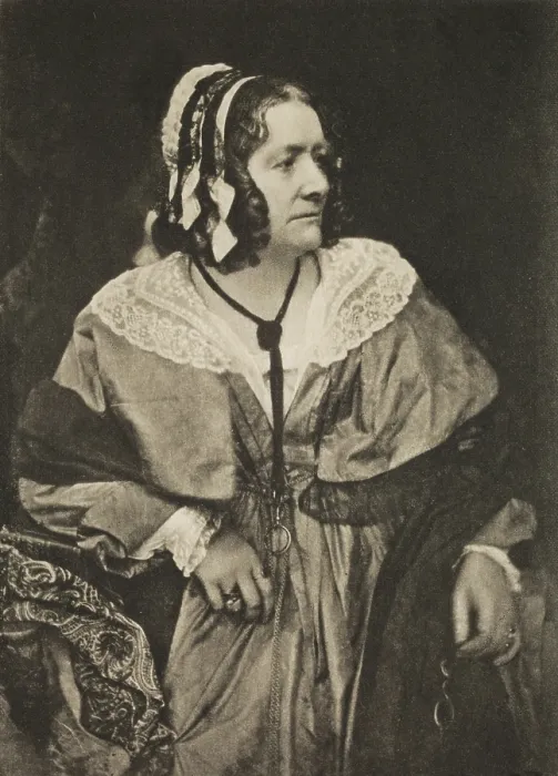Framed Print : Mrs. Anna Brownell Jameson, between 1843 and 1847; from Camera Work, January 1912. Creator: Unknown Framed Print : Mrs. Anna Brownell Jameson, between 1843 and 1847; from Camera Work, January 1912. Creator: Unknown
