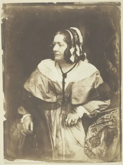Framed Print : Mrs. Anna Brownell Jameson, 1844. Creators: David Octavius Hill, Robert Adamson Framed Print : Mrs. Anna Brownell Jameson, 1844. Creators: David Octavius Hill, Robert Adamson