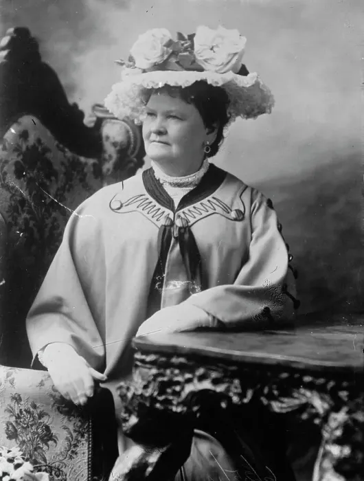 Framed Print : Mrs. Anna O. Hagsteot seated, 1910. Creator: Bain News Service Framed Print : Mrs. Anna O. Hagsteot seated, 1910. Creator: Bain News Service