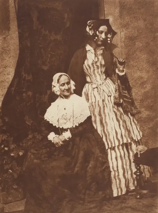 Framed Print : Mrs. Anne Rigby and Lady Elizabeth Eastlake, 1843 / 47, printed c. 1916 Framed Print : Mrs. Anne Rigby and Lady Elizabeth Eastlake, 1843 / 47, printed c. 1916