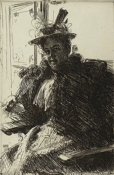 Mrs. Armour, 1894. Creator: Anders Leonard Zorn