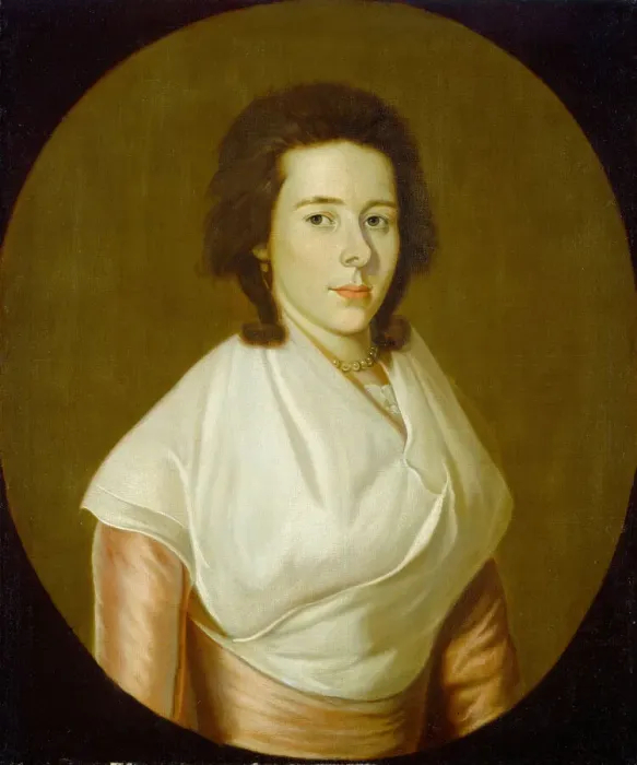 Framed Print : Mrs. Asa Benjamin, 1795. Creator: William Jennys