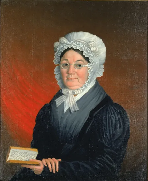 Framed Print : Mrs. Benajah Johnson, 1830. Creator: A. Patrick Framed Print : Mrs. Benajah Johnson, 1830. Creator: A. Patrick