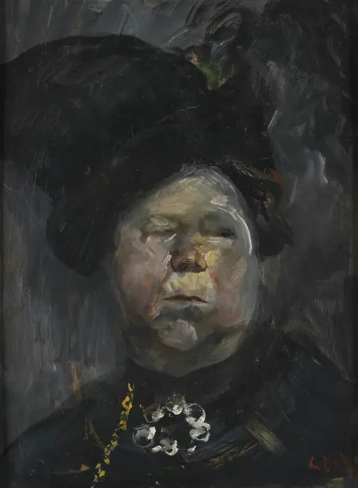 Framed Print : Mrs Blom, 1913-1914. Creator: Christian Krohg Framed Print : Mrs Blom, 1913-1914. Creator: Christian Krohg