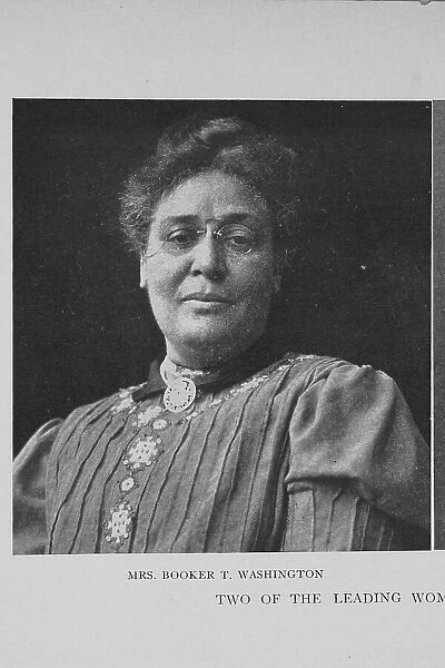 Mrs. Booker T. Washington, 1908. Creator: Unknown