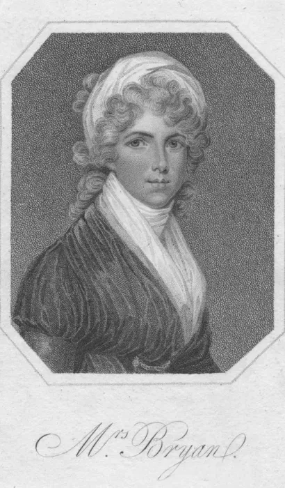Framed Print : Mrs. Bryan, 1801. Artist: Mackenzie Framed Print : Mrs. Bryan, 1801. Artist: Mackenzie