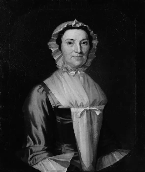 Framed Print : Mrs. Cadwallader Colden, ca. 1749-52. Creator: John Wollaston Framed Print : Mrs. Cadwallader Colden, ca. 1749-52. Creator: John Wollaston