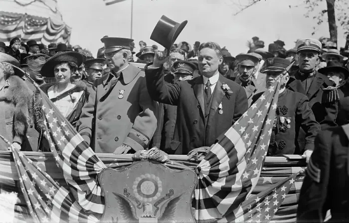 Framed Print : Mrs. C.S. Whitman, Gen. J.F. Bell, Gov. Whitman, 1917. Creator: Bain News Service Framed Print : Mrs. C.S. Whitman, Gen. J.F. Bell, Gov. Whitman, 1917. Creator: Bain News Service
