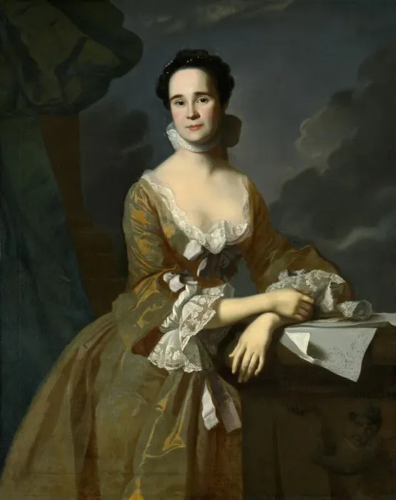 Framed Print : Mrs. Daniel Hubbard (Mary Greene), c. 1764. Creator: John Singleton Copley Framed Print : Mrs. Daniel Hubbard (Mary Greene), c. 1764. Creator: John Singleton Copley
