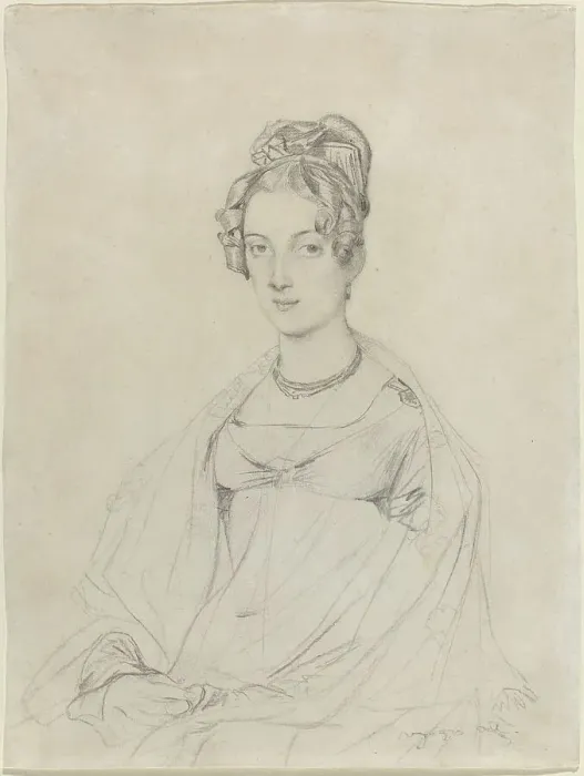 Framed Print : Mrs. Edward Dodwell, c. 1816 / 1817. Creator: Jean-Auguste-Dominique Ingres Framed Print : Mrs. Edward Dodwell, c. 1816 / 1817. Creator: Jean-Auguste-Dominique Ingres