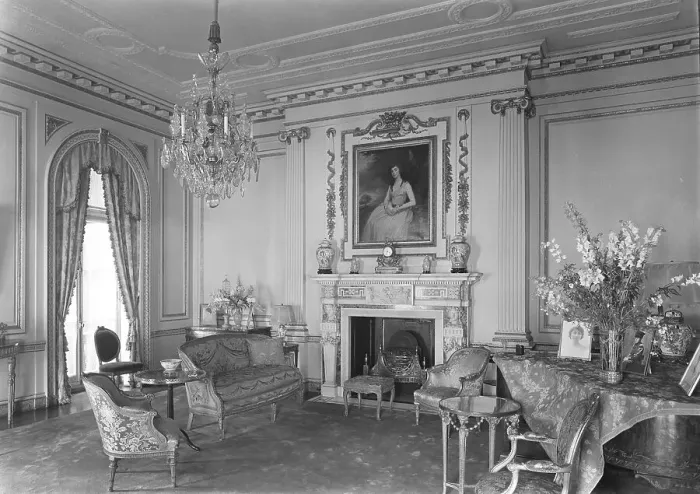 Framed Print : Mrs. Edwin Gould, residence at 936 5th Ave. New York City, 1942. Creator: Gottscho-Schleisner, Inc Framed Print : Mrs. Edwin Gould, residence at 936 5th Ave. New York City, 1942. Creator: Gottscho-Schleisner, Inc