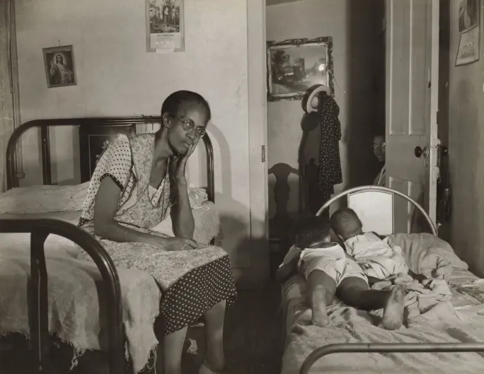 Framed Print : Mrs. Ella Watson, who has been a government charwoman... Washington, D.C. 1942. Creator: Gordon Parks Framed Print : Mrs. Ella Watson, who has been a government charwoman... Washington, D.C. 1942. Creator: Gordon Parks
