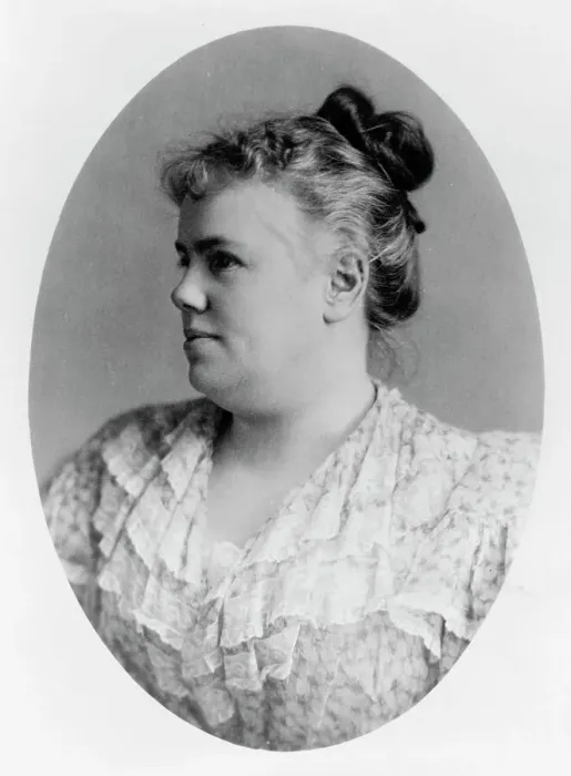 Framed Print : Mrs. Fanny Holmes, head-and-shoulders portrait, facing left, between 1890 and 1910. Creator: Frances Benjamin Johnston Framed Print : Mrs. Fanny Holmes, head-and-shoulders portrait, facing left, between 1890 and 1910. Creator: Frances Benjamin Johnston