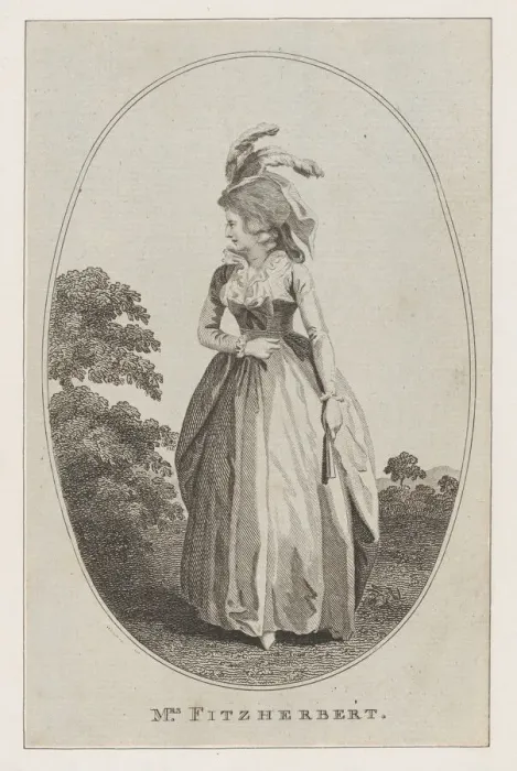 Framed Print : Mrs. Fitzherbert, 1786. Creator: J Cook Framed Print : Mrs. Fitzherbert, 1786. Creator: J Cook