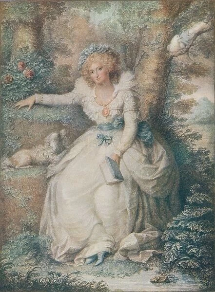 Mrs. Fitzherbert, 1792. Artist: Jean Conde