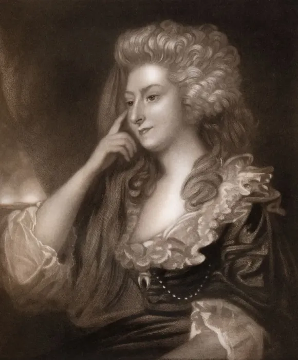 Framed Print : Mrs Fitzherbert, 1913. Artist: J Scott Framed Print : Mrs Fitzherbert, 1913. Artist: J Scott