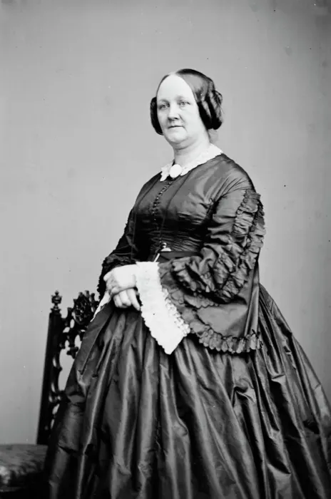 Framed Print : Mrs. G. Bostwick, between 1855 and 1865. Creator: Unknown Framed Print : Mrs. G. Bostwick, between 1855 and 1865. Creator: Unknown