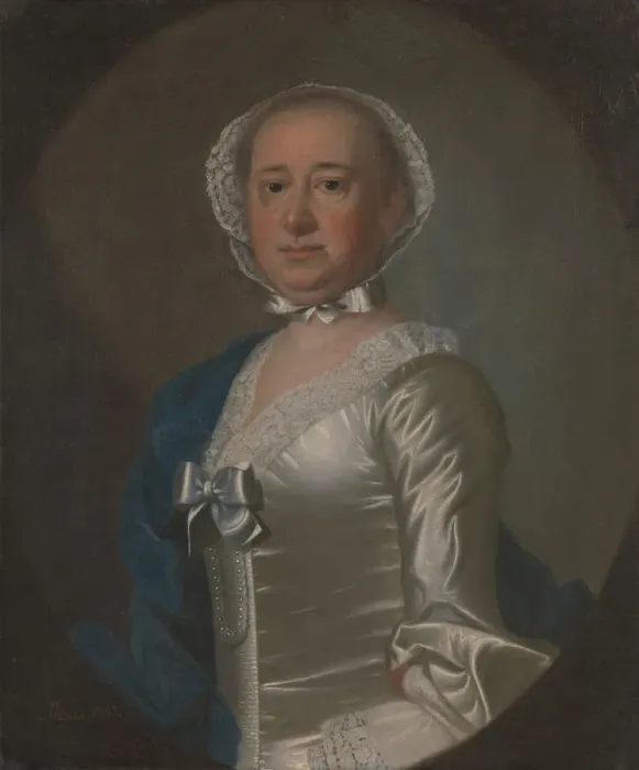 Framed Print : Mrs. Gabriel Manigault, 1757. Creator: Jeremiah Theus Framed Print : Mrs. Gabriel Manigault, 1757. Creator: Jeremiah Theus
