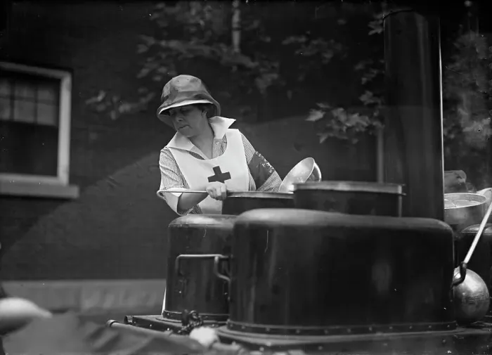 Framed Print : Mrs. George Barnett, Red Cross Luncheon, 1917. Creator: Harris & Ewing. Mrs. George Barnett, Red Cross Luncheon, 1917. Creator: Harris & Ewing Framed Print : Mrs. George Barnett, Red Cross Luncheon, 1917. Creator: Harris & Ewing. Mrs. George Barnett, Red Cross Luncheon, 1917. Creator: Harris & Ewing