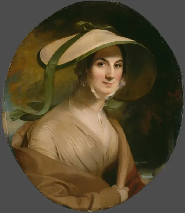Framed Print : Mrs. George Lingen, 1842. Creator: Thomas Sully Framed Print : Mrs. George Lingen, 1842. Creator: Thomas Sully