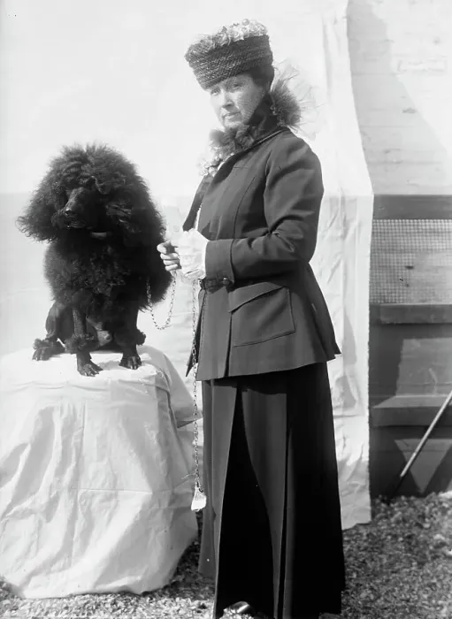 Framed Print : Mrs Goff - Dog Show, 1915. Creator: Harris & Ewing. Mrs Goff - Dog Show, 1915. Creator: Harris & Ewing Framed Print : Mrs Goff - Dog Show, 1915. Creator: Harris & Ewing. Mrs Goff - Dog Show, 1915. Creator: Harris & Ewing