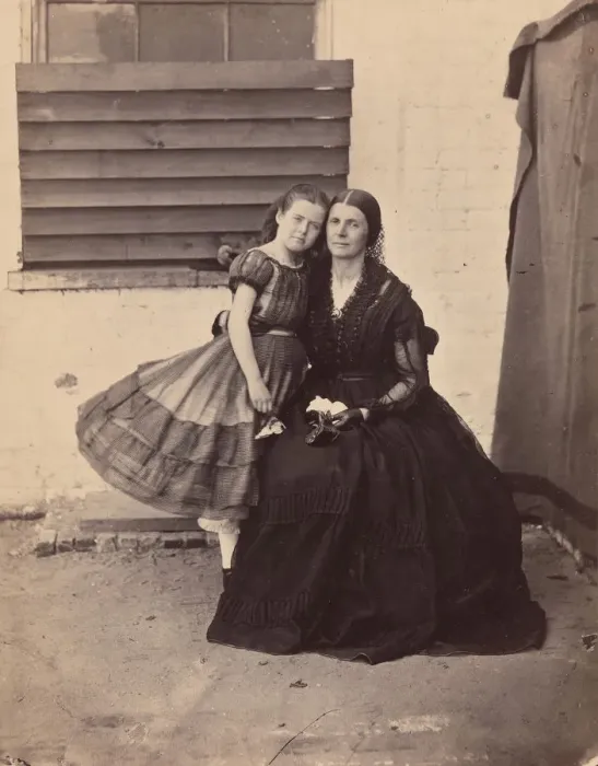 Framed Print : Mrs. Greenhow and Daughter, Imprisoned in the Old Capitol, Washington, 1862 Framed Print : Mrs. Greenhow and Daughter, Imprisoned in the Old Capitol, Washington, 1862