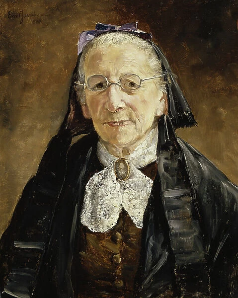 Mrs Hanna Marcus, 1880. Creator: Ernst Josephson