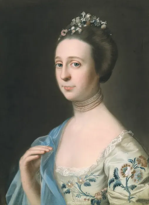 Framed Print : Mrs. Henry Hill (Anna Barrett), c. 1765  /  70. Creator: John Singleton Copley