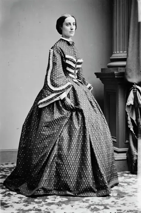 Framed Print : Mrs. Henry Wager Halleck, between 1855 and 1865. Creator: Unknown Framed Print : Mrs. Henry Wager Halleck, between 1855 and 1865. Creator: Unknown