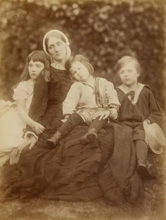 Framed Print : Mrs. Herbert Duckworth with Florence Fisher, George Duckworth, and Herbert Fisher Framed Print : Mrs. Herbert Duckworth with Florence Fisher, George Duckworth, and Herbert Fisher