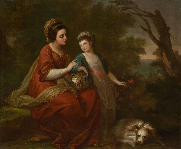 Mrs. Hugh Morgan and Her Daughter, c. 1771. Creator: Angelica Kauffman