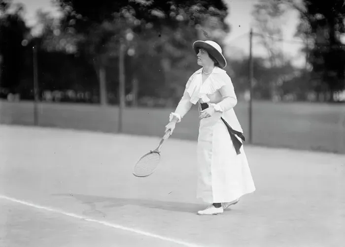Framed Print : Mrs. J. Upshur Morehead, Tennis Tournament, 1913. Creator: Unknown Framed Print : Mrs. J. Upshur Morehead, Tennis Tournament, 1913. Creator: Unknown
