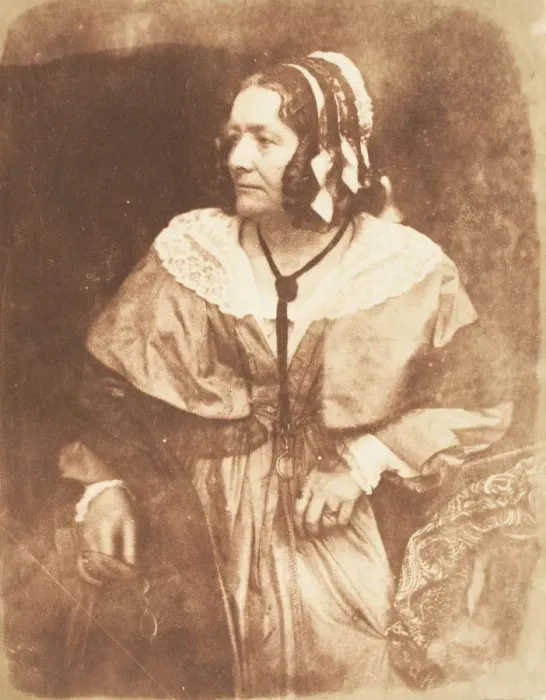 Framed Print : Mrs. Jameson, 1843-47. Creators: David Octavius Hill, Robert Adamson, Hill & Adamson Framed Print : Mrs. Jameson, 1843-47. Creators: David Octavius Hill, Robert Adamson, Hill & Adamson