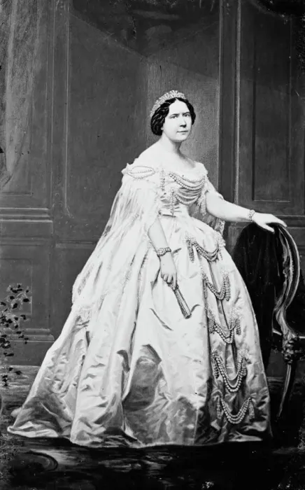 Framed Print : Mrs. John Slidell, between 1855 and 1865. Creator: Unknown Framed Print : Mrs. John Slidell, between 1855 and 1865. Creator: Unknown