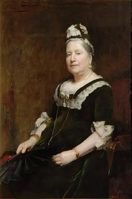 Framed Print : Mrs John Webster, 1888. Creator: William Carter