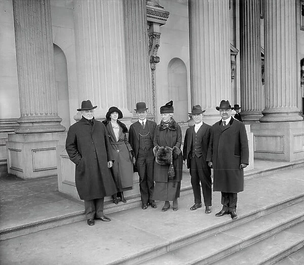 Mrs. Lawrence Lewis, Rep. Simon D. Fess Sen. C. Curtis, between 1910 and 1920. Creator: Harris & Ewing. Mrs. Lawrence Lewis, Rep. Simon D. Fess Sen. C. Curtis, between 1910 and 1920. Creator: Harris & Ewing