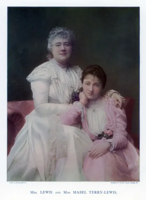Framed Print : Mrs Lewis (Kate Terry) and Miss Mabel Terry-Lewis, British actresses, 1901. Artist: Window & Grove Framed Print : Mrs Lewis (Kate Terry) and Miss Mabel Terry-Lewis, British actresses, 1901. Artist: Window & Grove